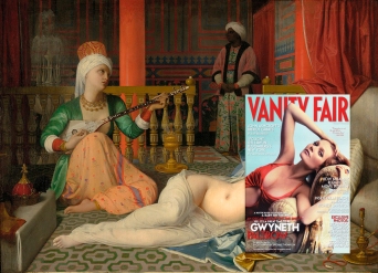 vanity fair magazine february, 2004 + odalisque with a slave